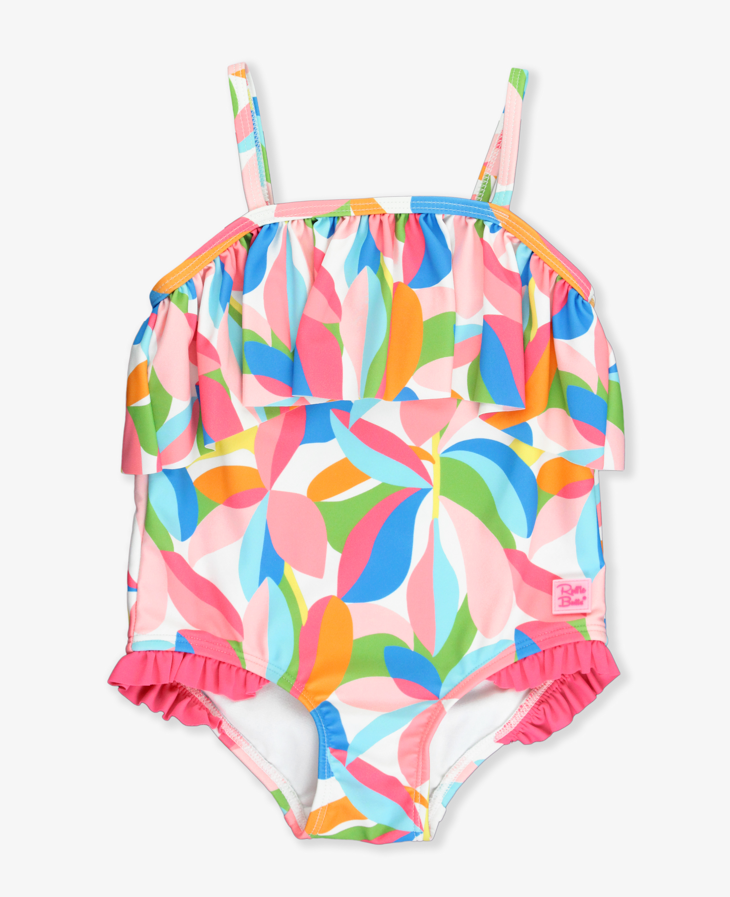 Tropical Adventure Single Ruffle One Piece