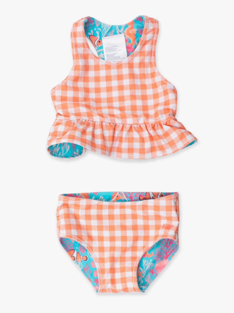 Reversible Peplum Tankini