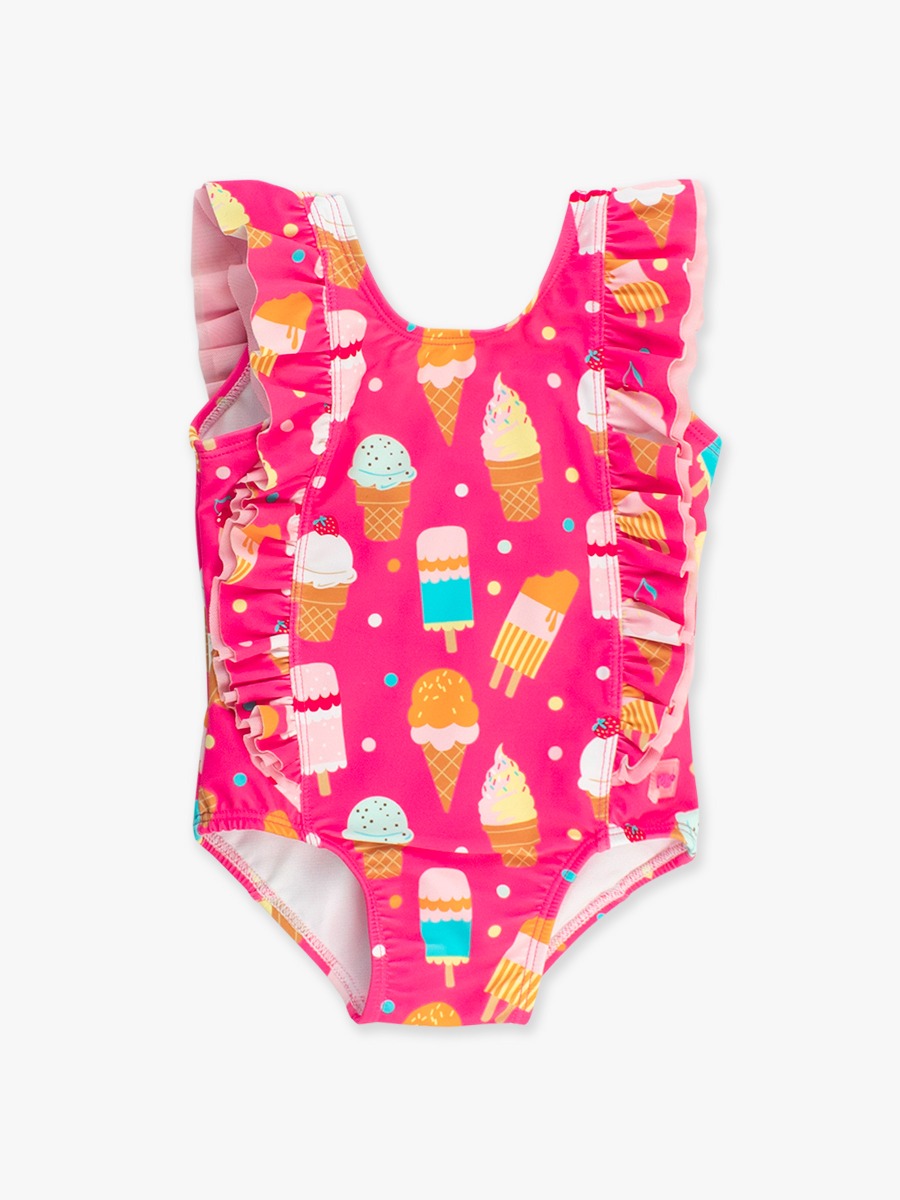 Sweet Scoops Waterfall One Piece Swimsuit