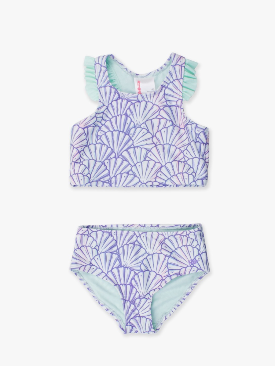 Magical Mermaid Racerback Flutter Tankini 2-Piece Swimsuit -  2T