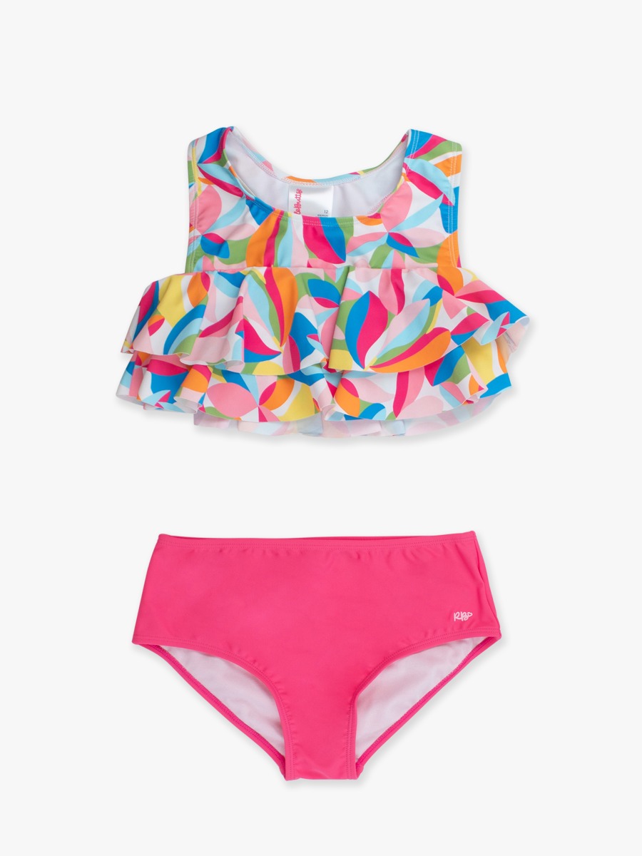 Tropical Adventure Flounce Bikini 2-Piece Swimsuit