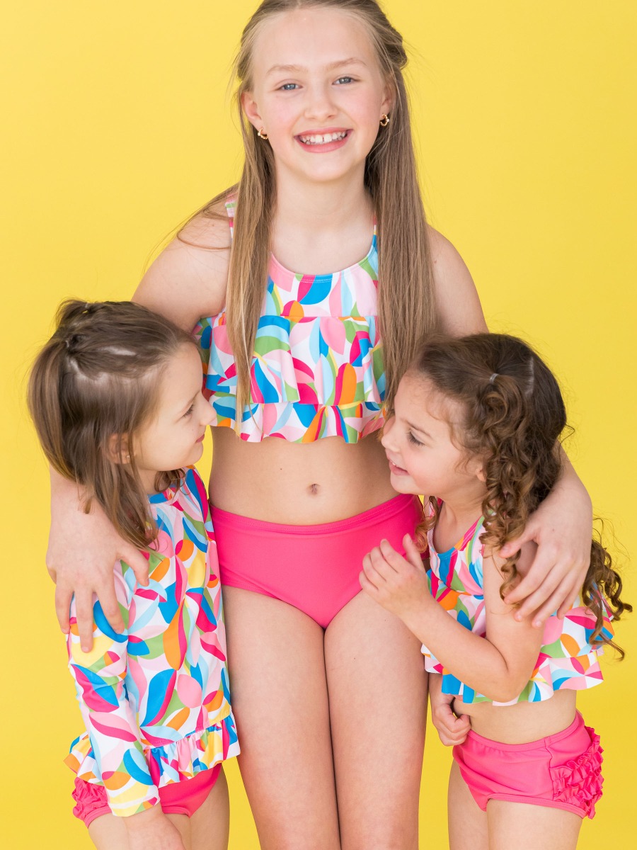 Tropical Adventure Flounce Bikini 2-Piece Swimsuit