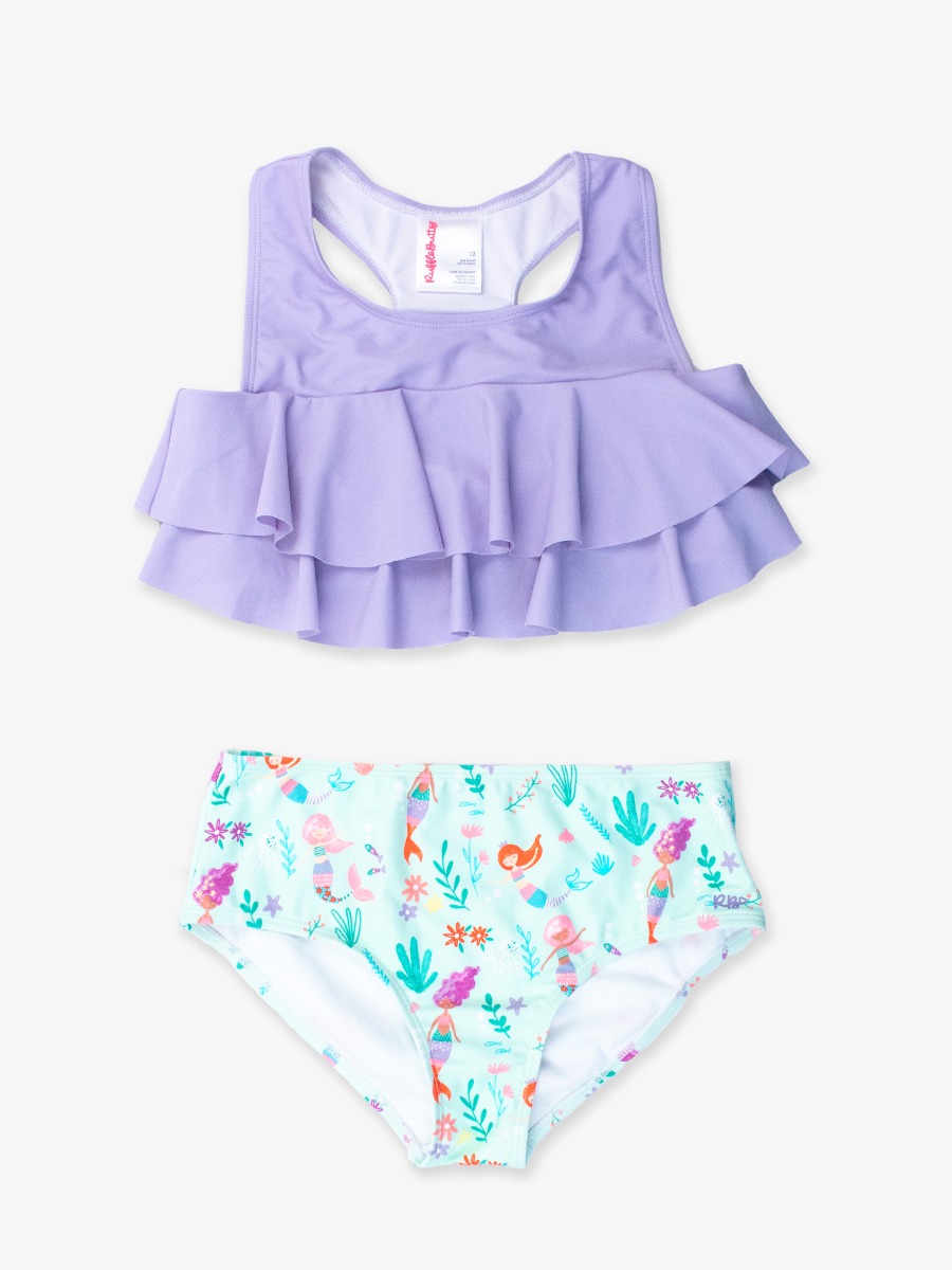 Mermaid Princess Girls Flounce Bikini