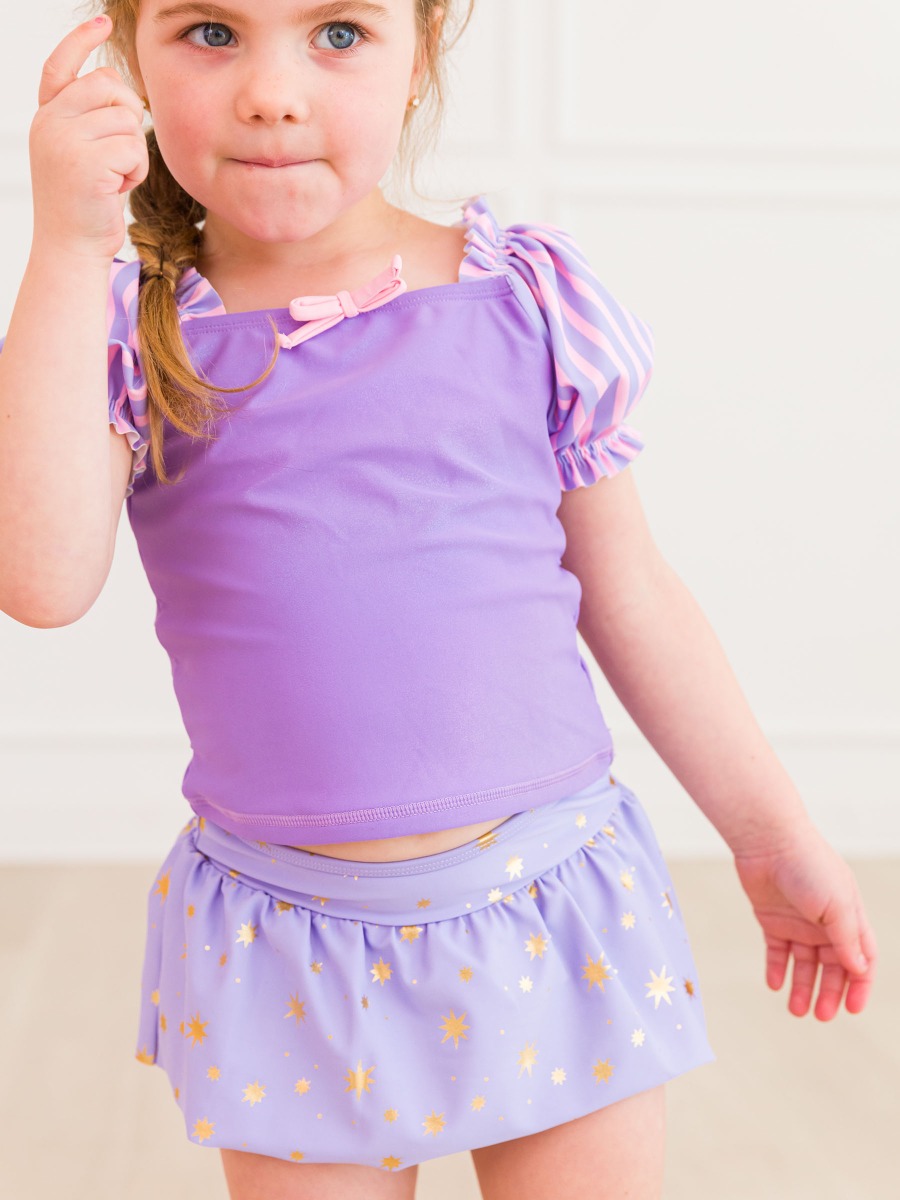 Puffed Sleeve Skirted 2-Piece Puffed Sleeve Skirted 2-Piece
