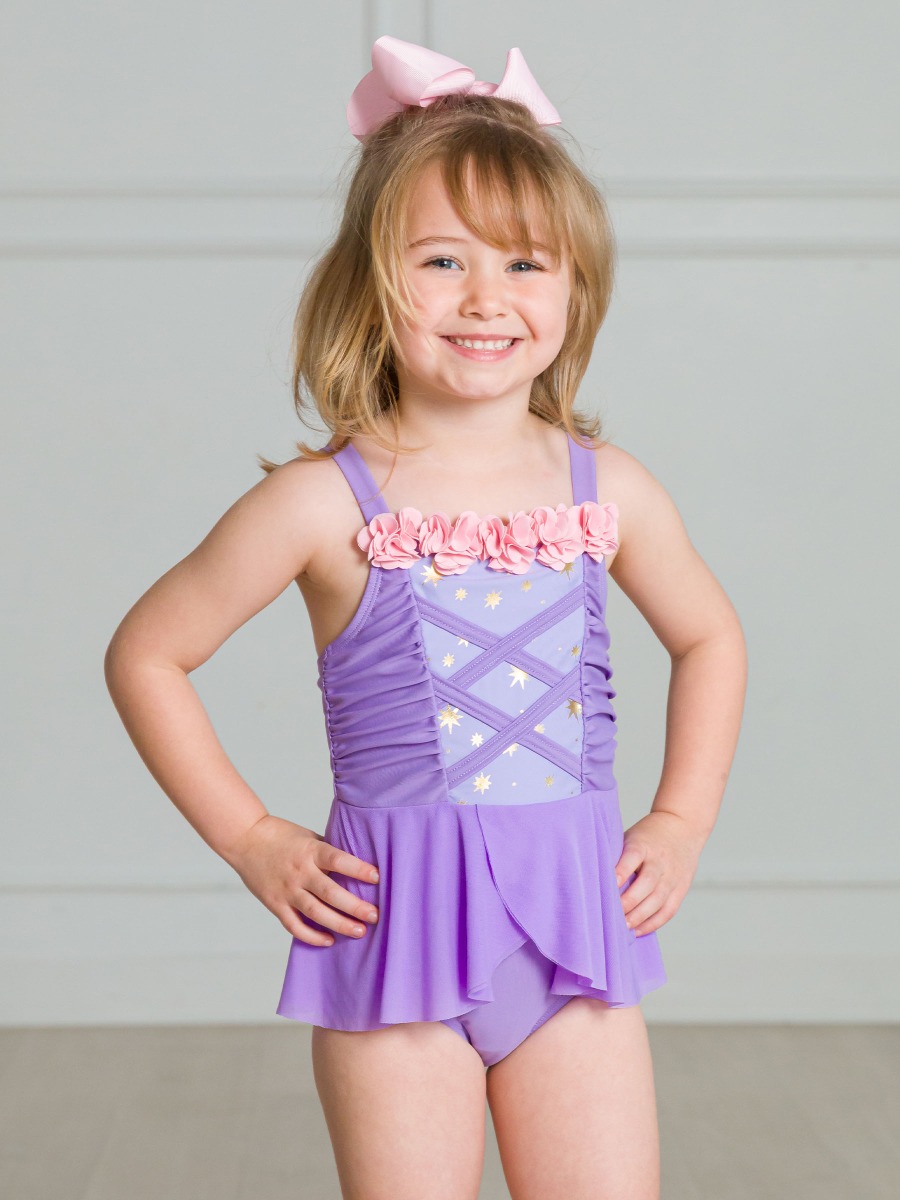 Amethyst Princess Dress-Up One Piece Swimsuit