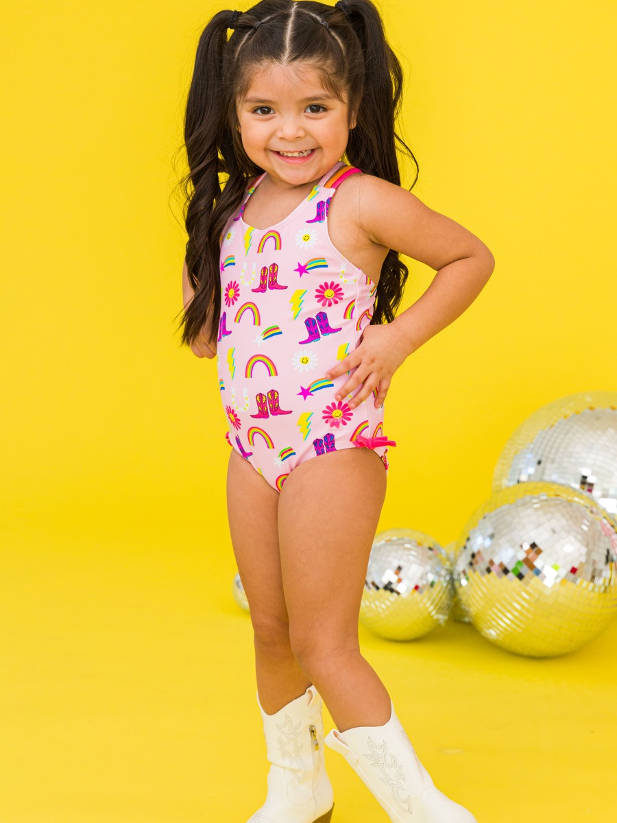 Cowgirl Cutie Cross-Back One Piece