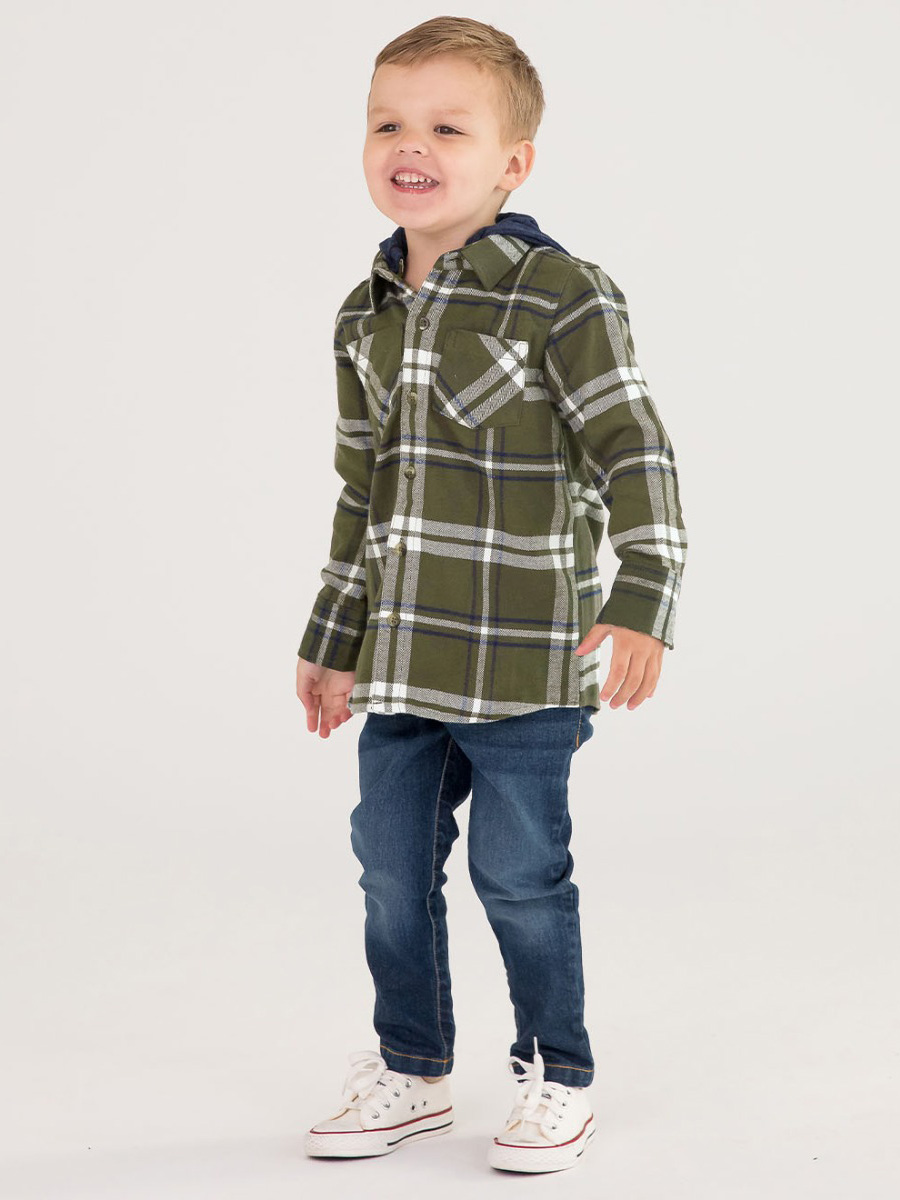 Boys Medium Wash Straight Jeans