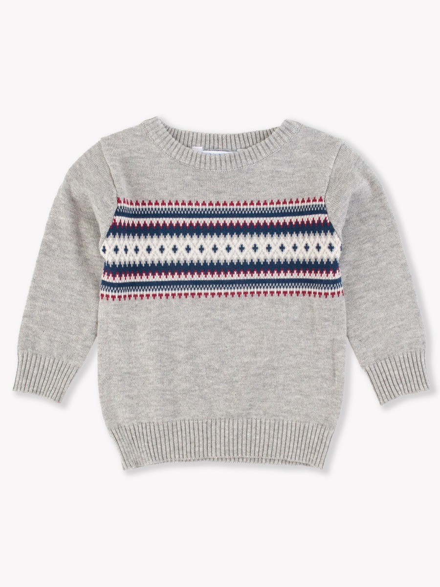 Knit Crew Neck Sweater | RuffleButts & RuggedButts
