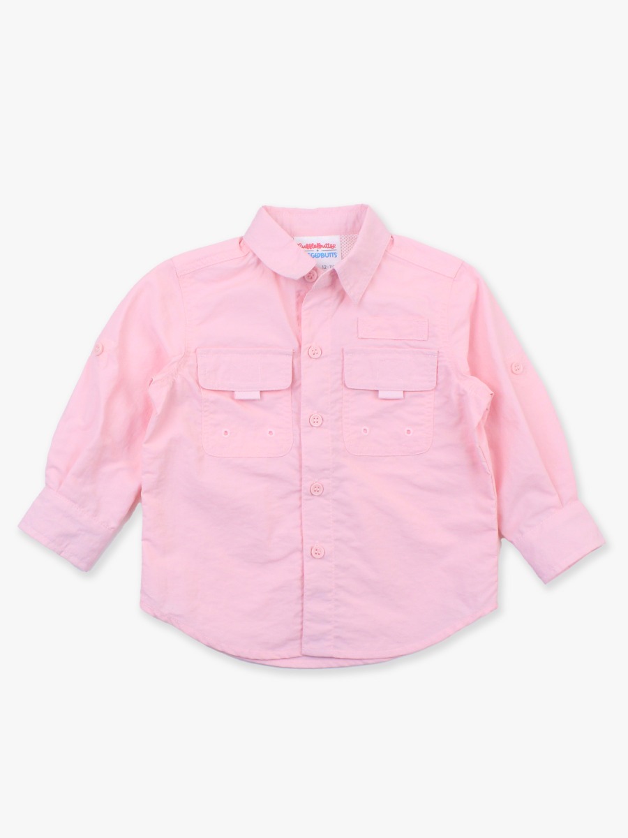 Pink Sun Protective Button Down Shirt