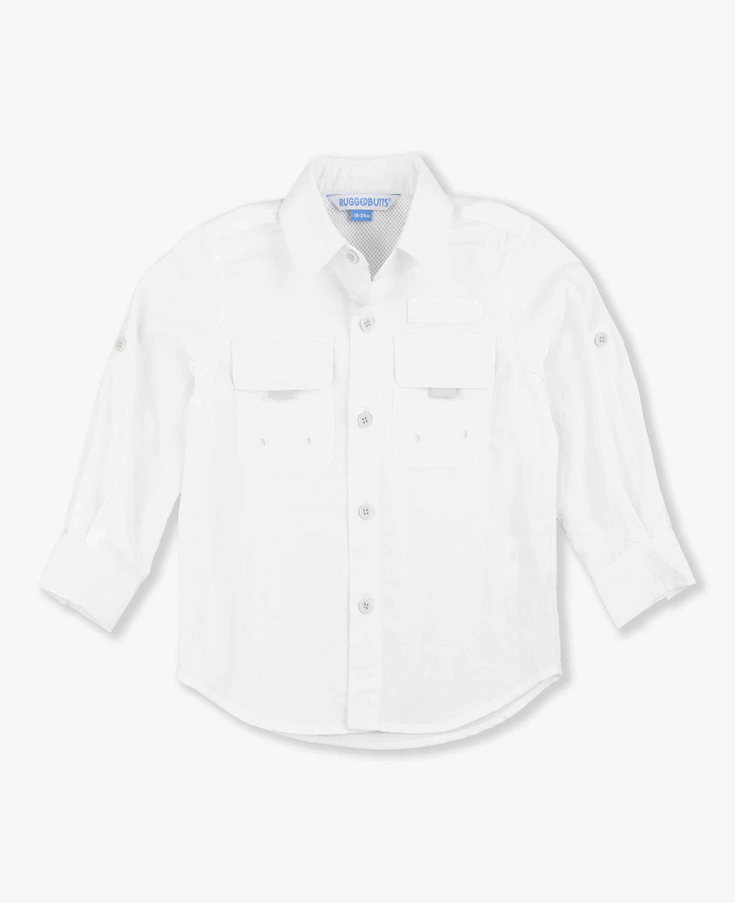 White Sun Protective Button Down Shirt