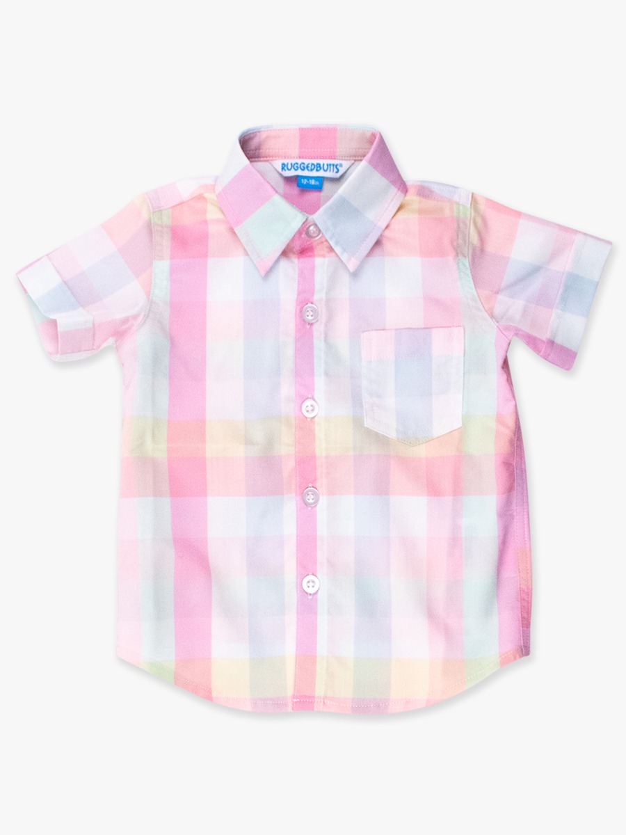 Picnic Plaid Short Sleeve Button Down Shirt