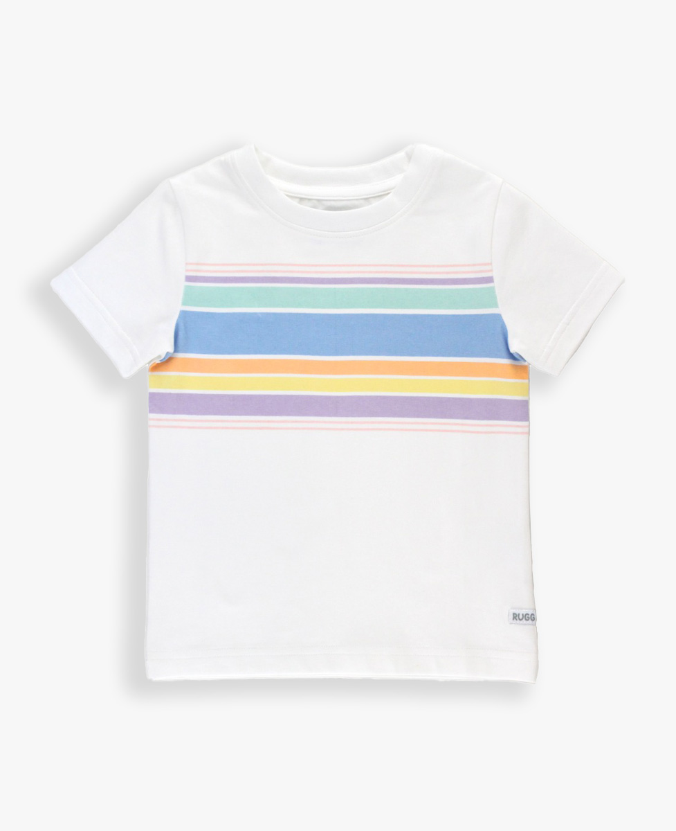 Rainbow Lane Stripe Short Sleeve Tee