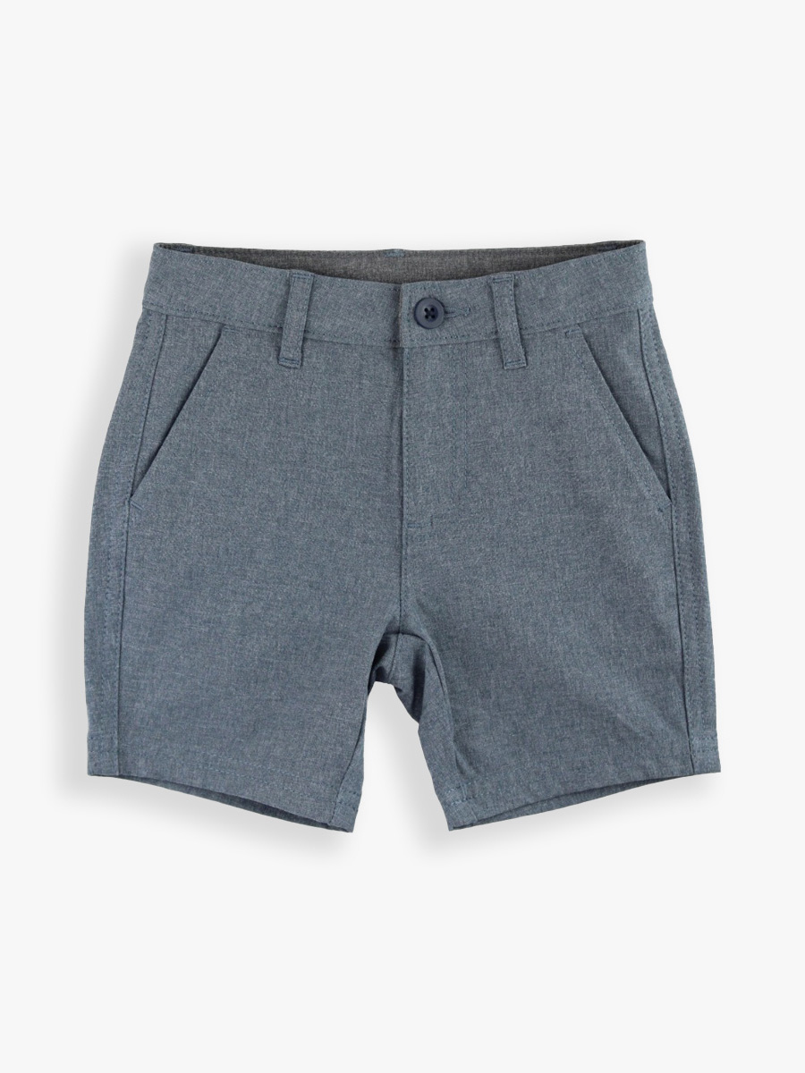 Heather Navy Hybrid Shorts