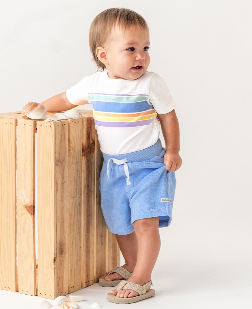Terry Knit Casual Shorts | RuffleButts & RuggedButts