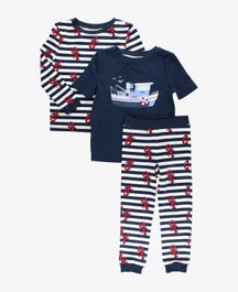Boys 3-Piece Pajama Set