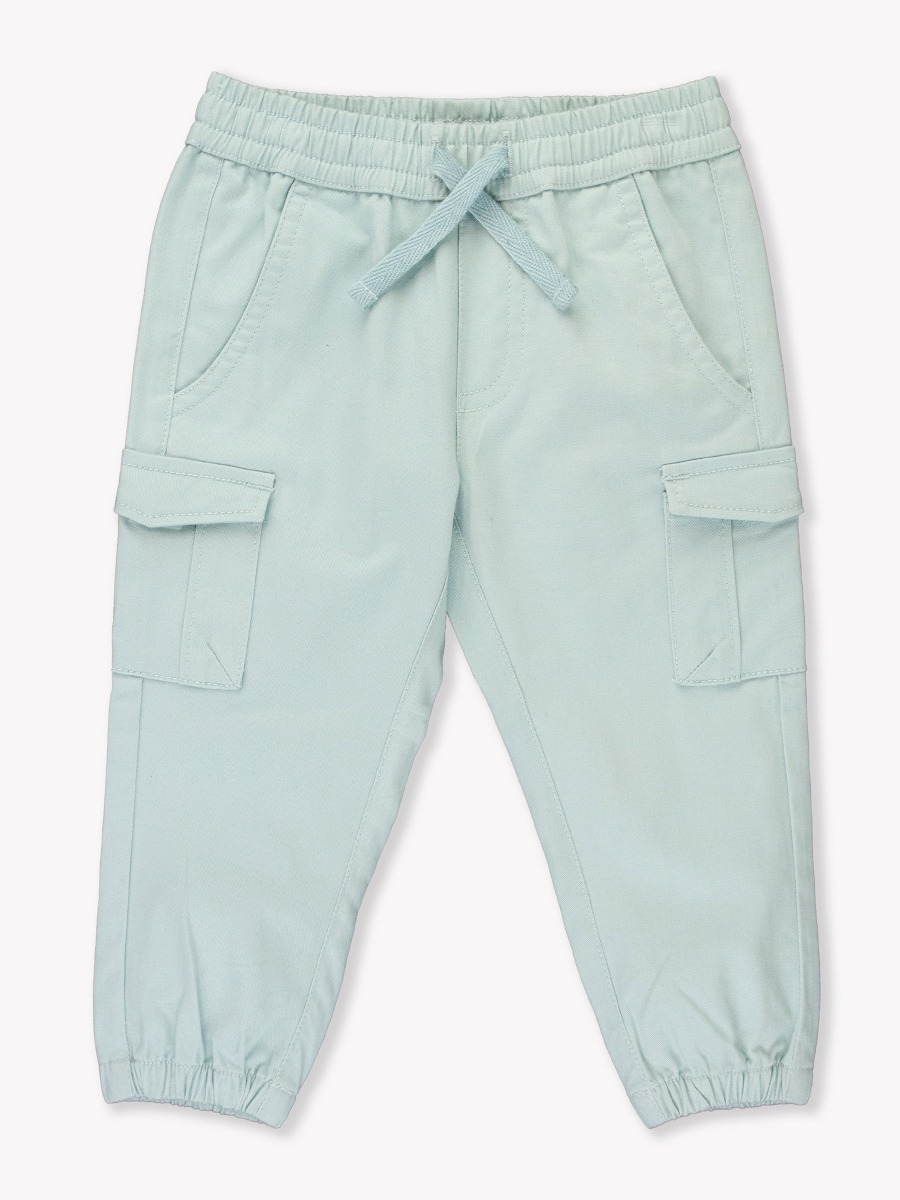Cloud Blue Slim Cargo Joggers