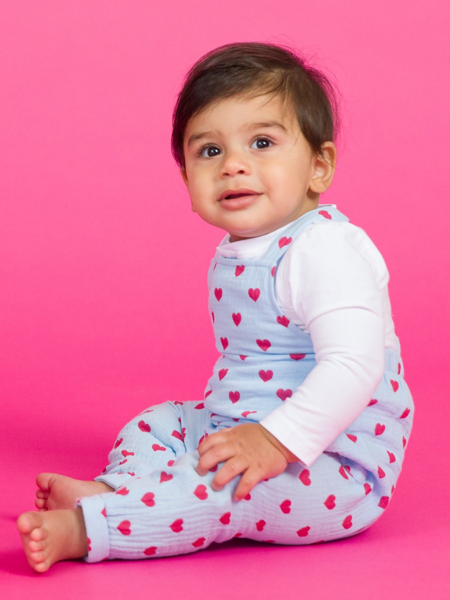 Steal Your Heart Cotton Gauze Overall Jumpsuit