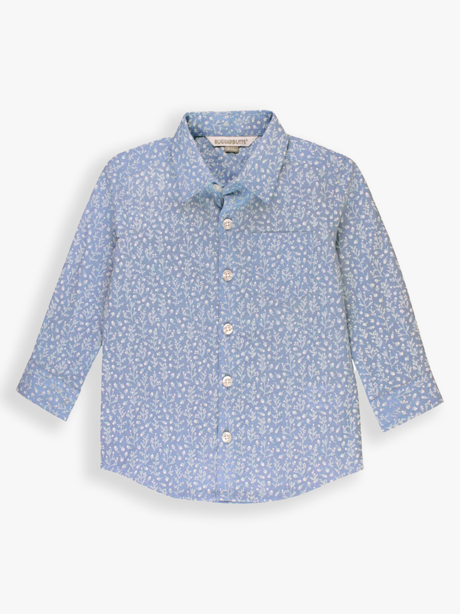 Woodland Berry Frost Long Sleeve Button Down Shirt