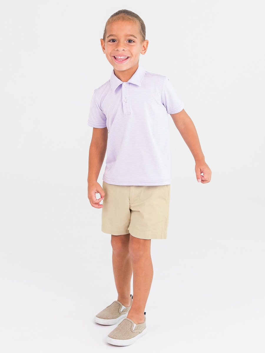 Khaki Stretch Chino Shorts