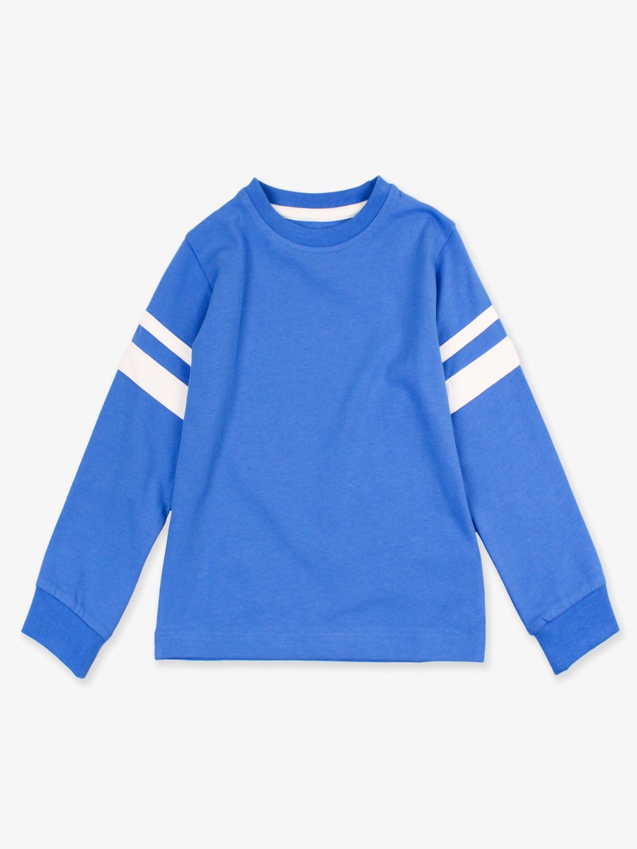Sonic Blue Racing Stripe Long Sleeve Shirt
