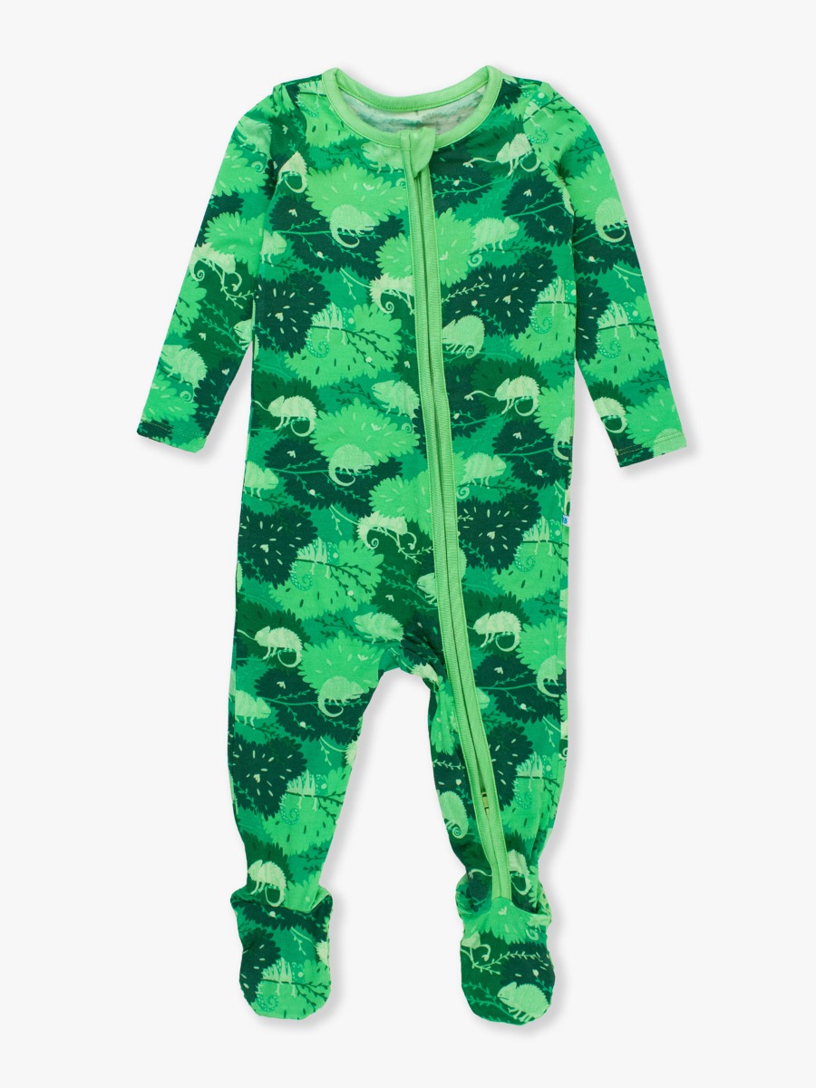 Camo Chameleon One Piece Footie Pajamas