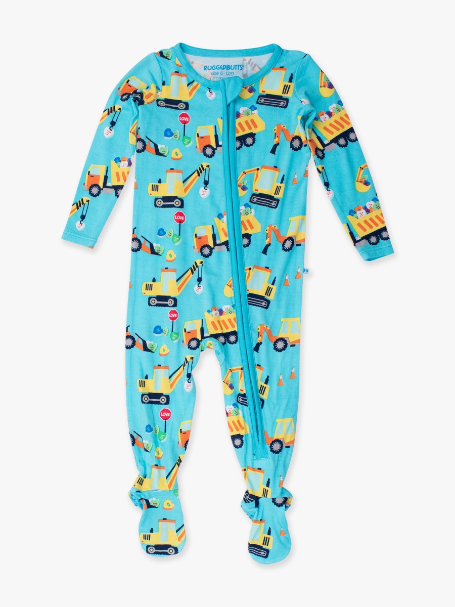 I Dig You One Piece Footie Pajama, Bamboo Viscose