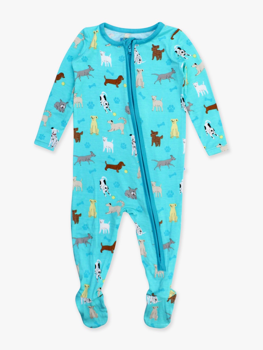 Puppy Playtime One Piece Footie Pajamas