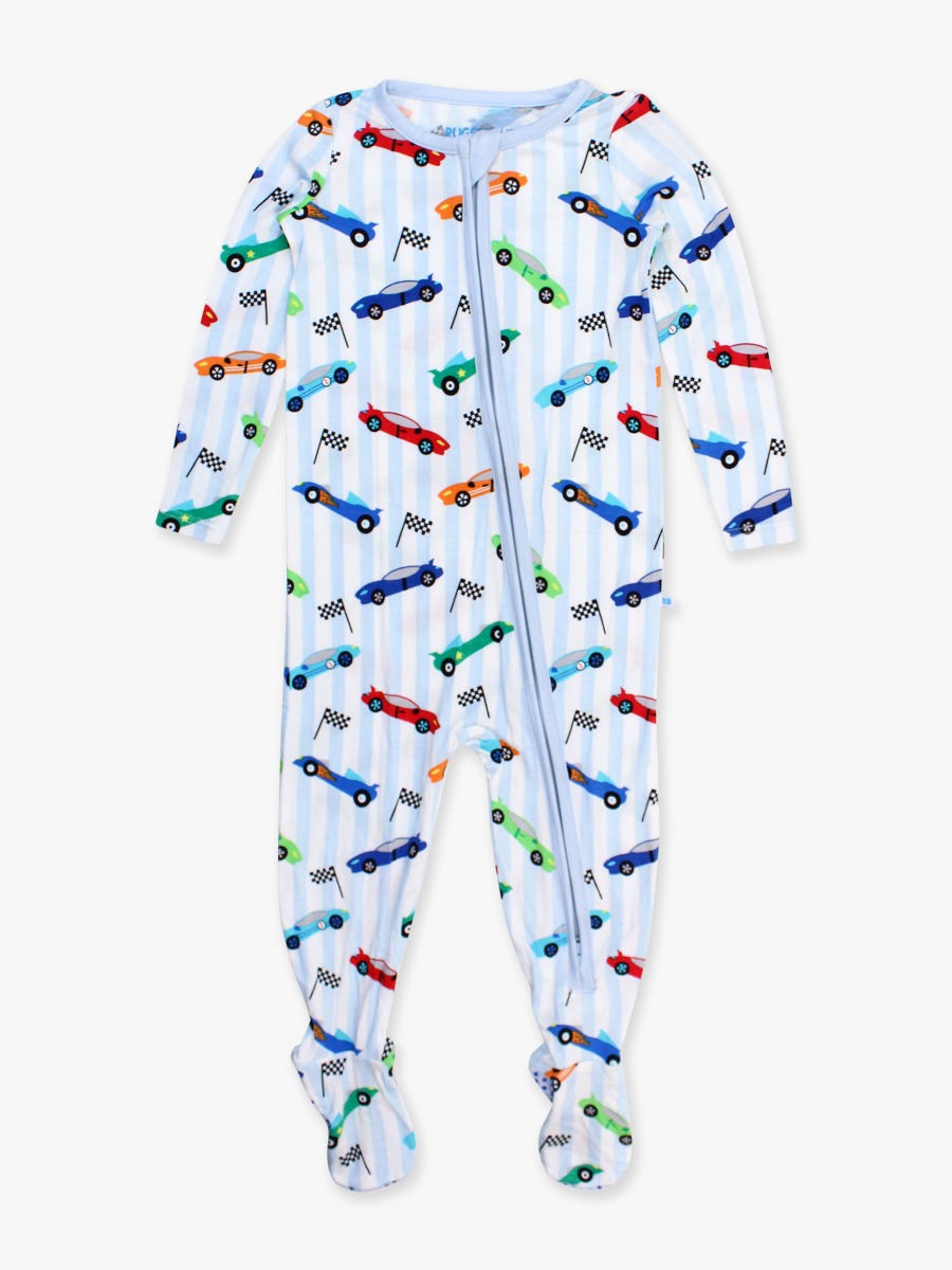 Let's Roll One Piece Footie Pajamas