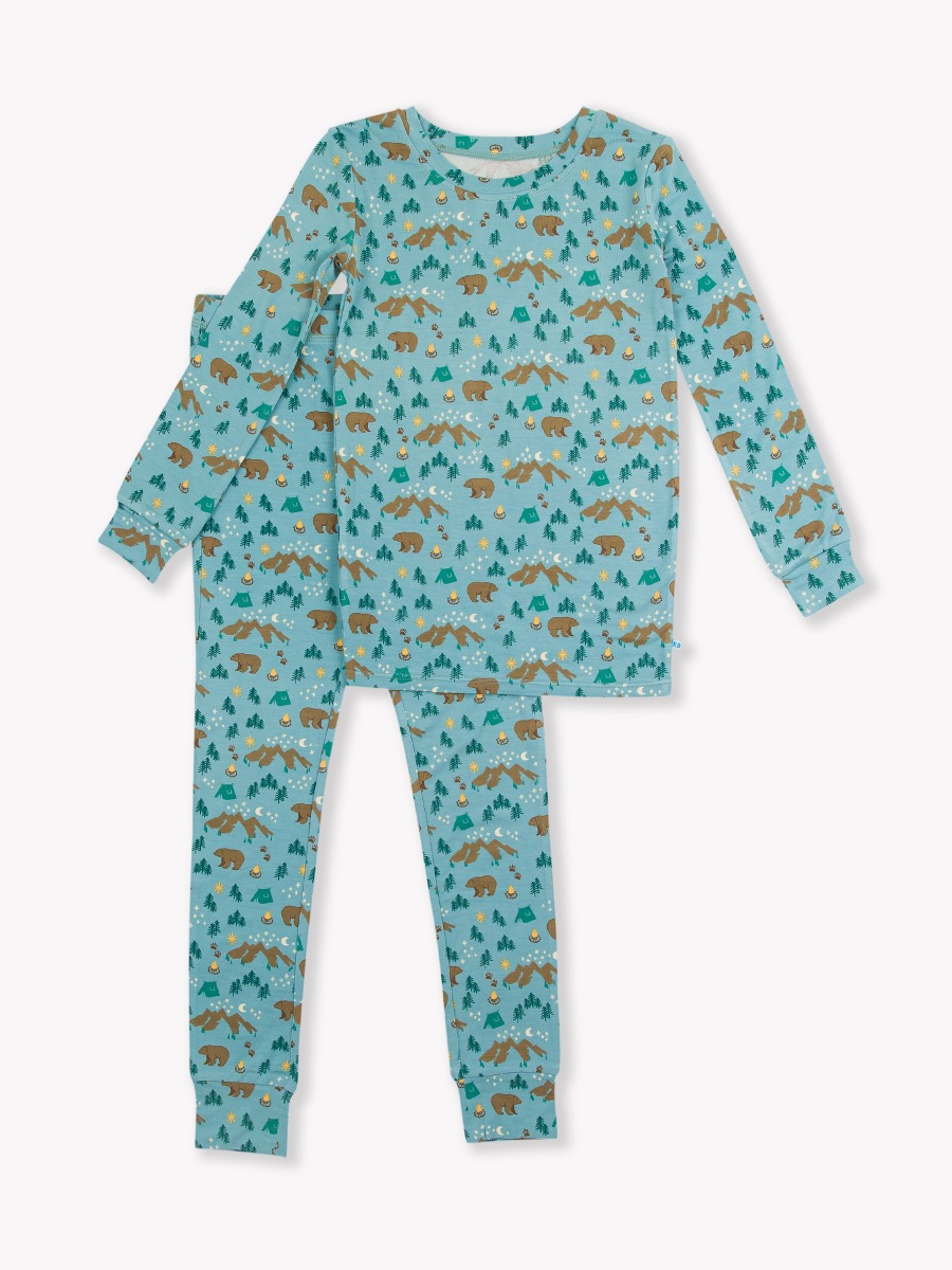Beary Happy Camper Long Sleeve Pajama Set