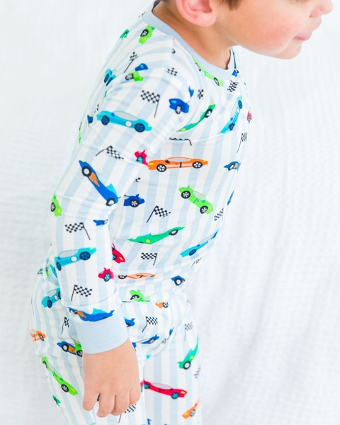 Let's Roll Long Sleeve Pajama Set, Bamboo Viscose