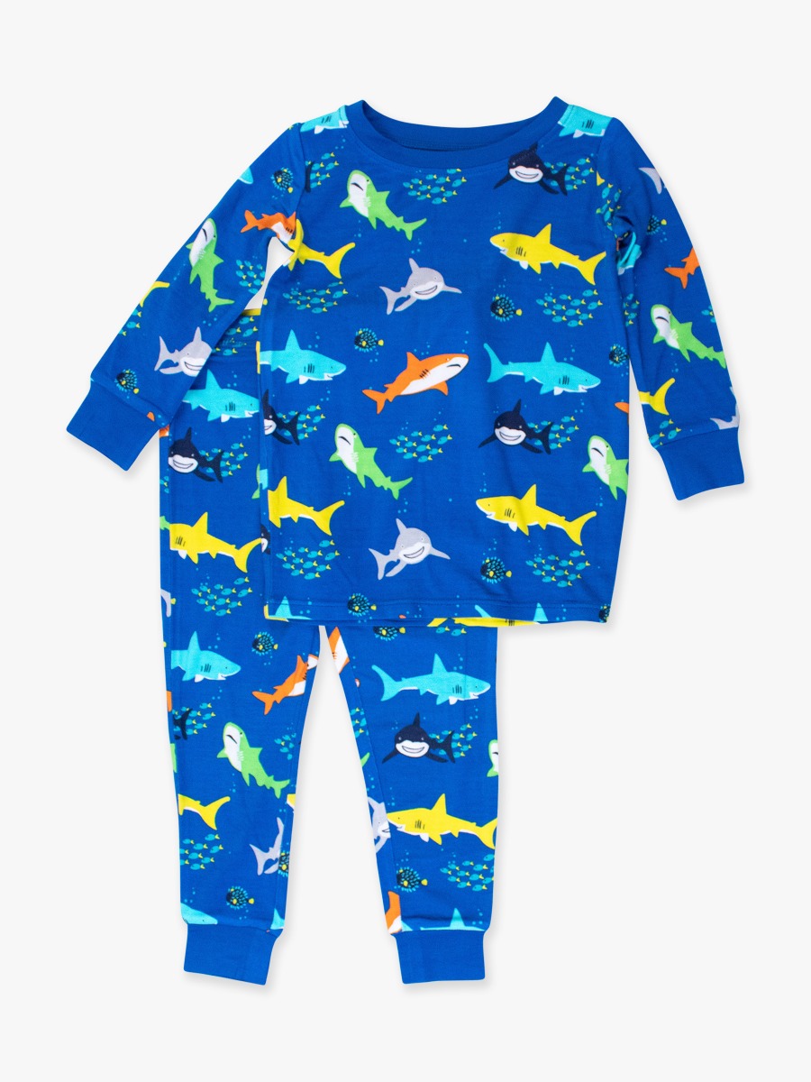 Happy Sharks Long Sleeve Pajama Set
