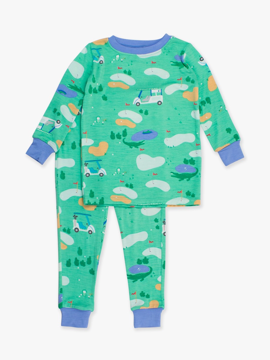 Fairway Long Sleeve Pajama Set, Bamboo Viscose
