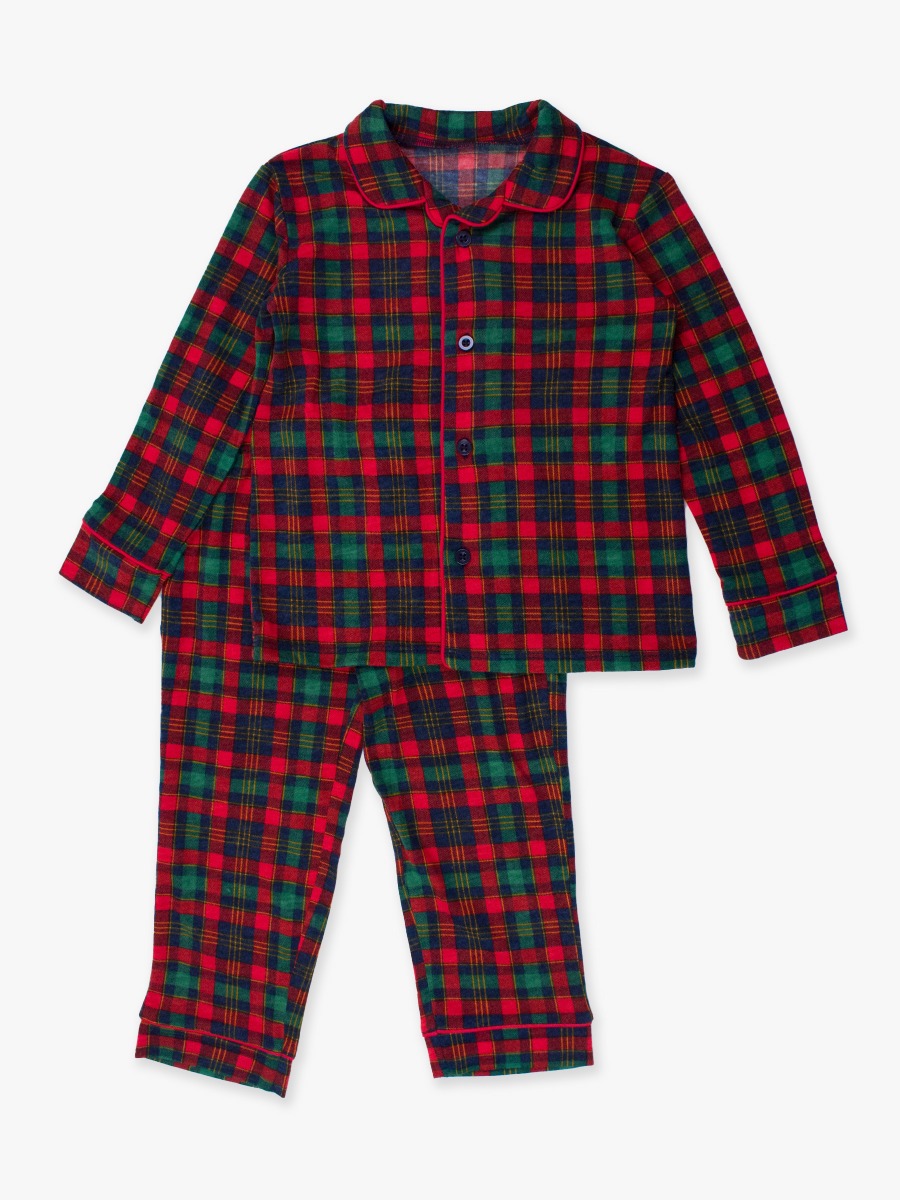 Merry Memories Plaid Boys Pajama Set