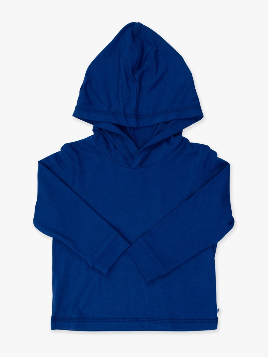 Navy Sun Protective Hooded Shirt - 3-6m