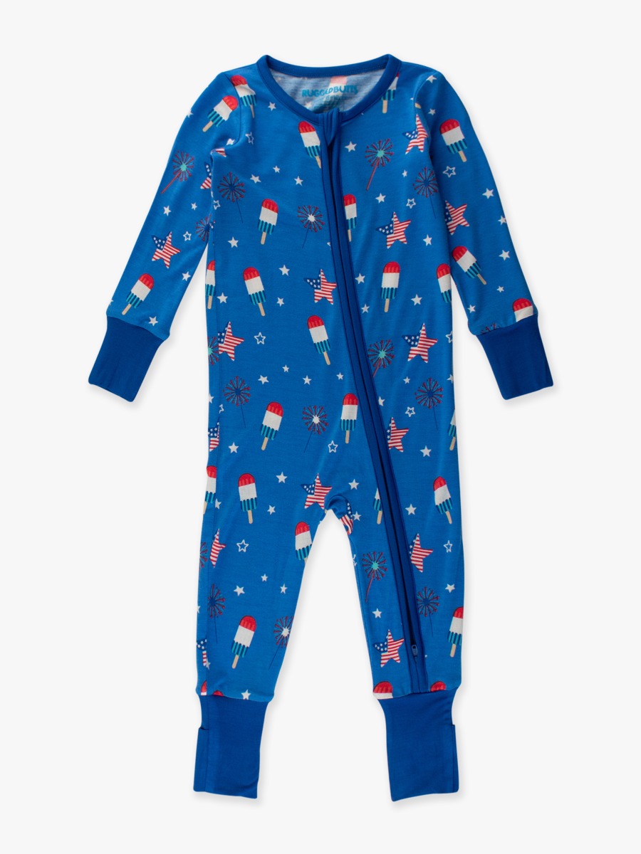 Freedom Fireworks Convertible One Piece Pajama, Bamboo Viscose