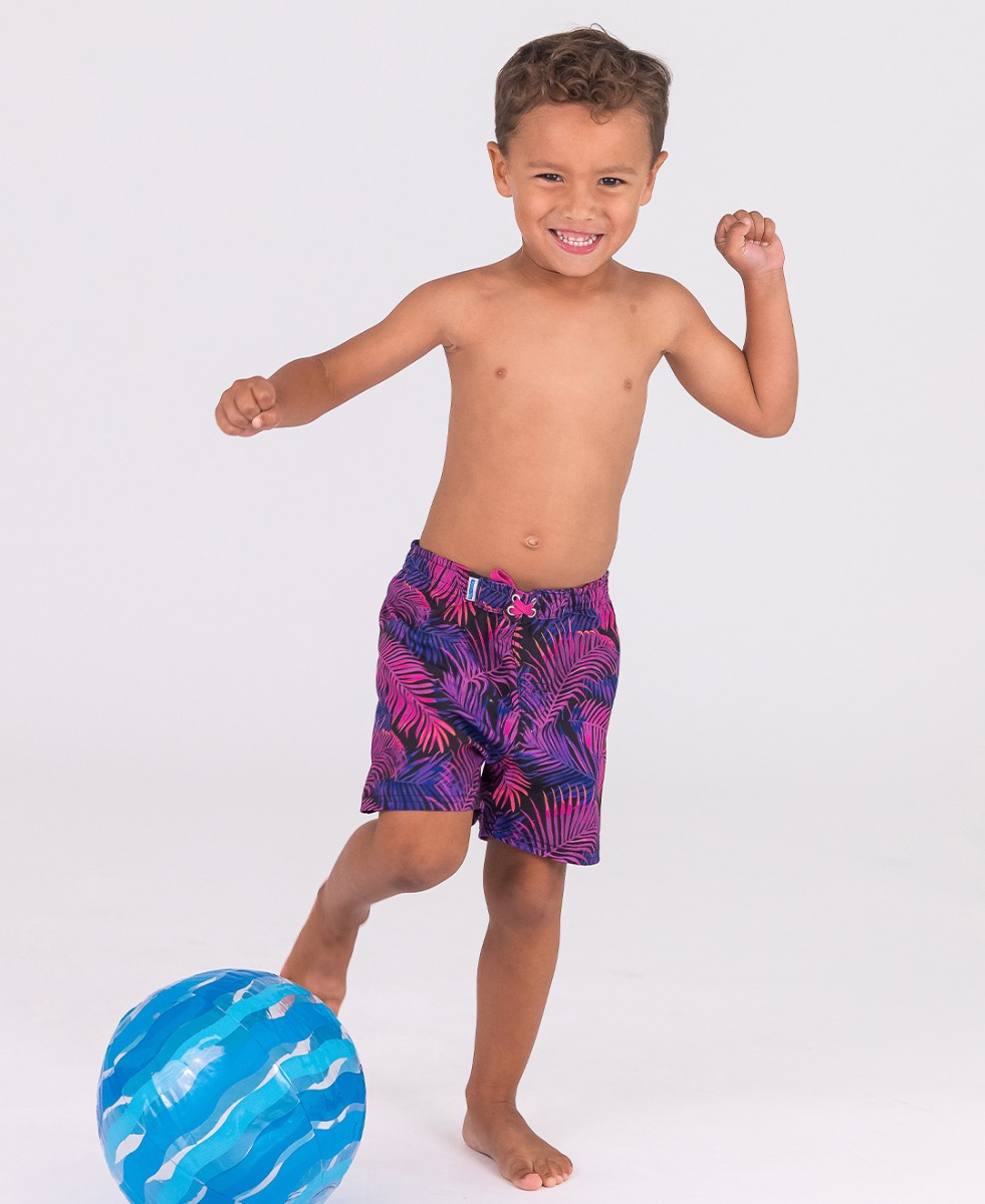 Marine Glow Swim Trunks