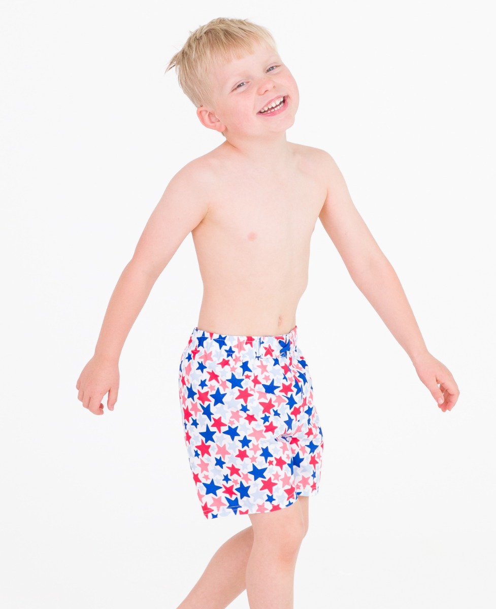 Star-Spangled Swim Trunks