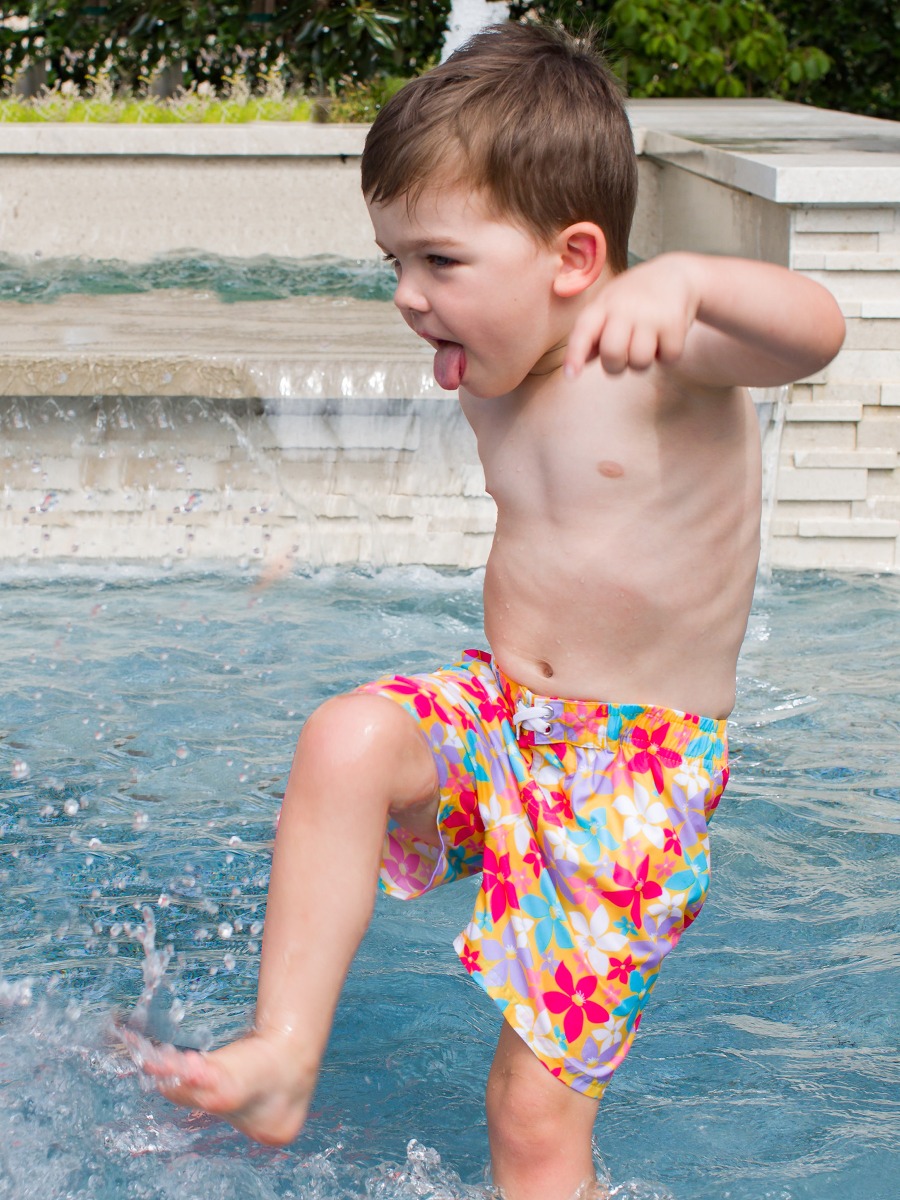 Endless Summer Floral Swim Trunks