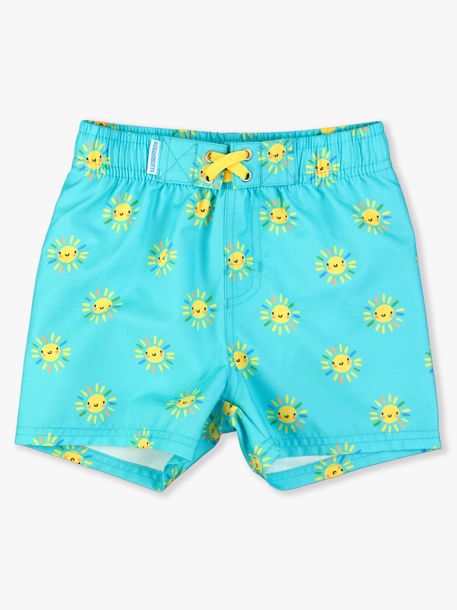 Blue Sunshiny Day Swim Trunks