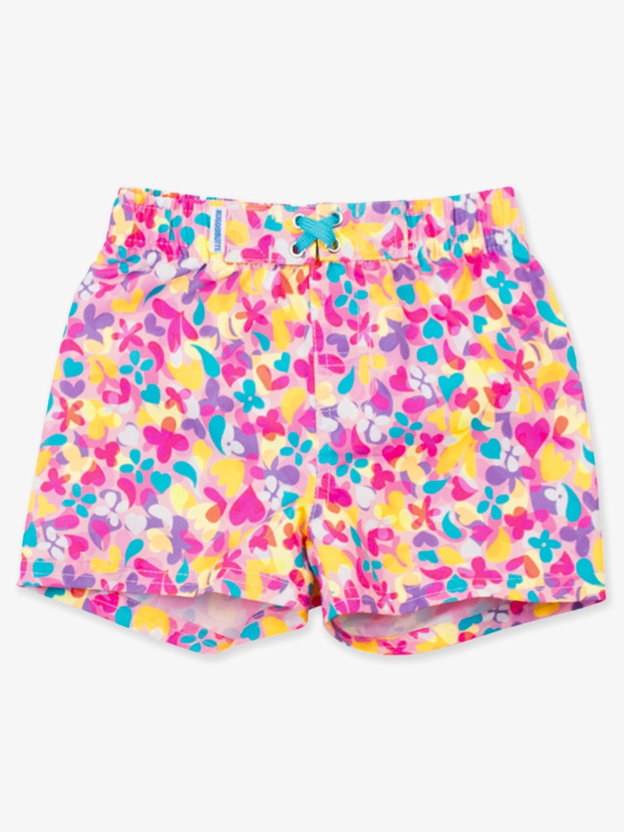 Vibrant Neon Swim Trunks