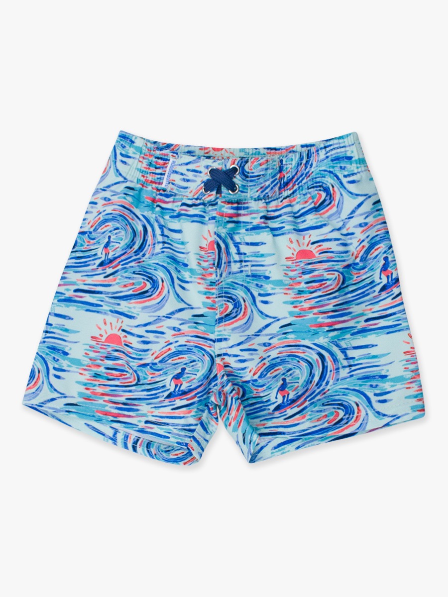 Seaside Surfer Swim Trunks - 3-6m