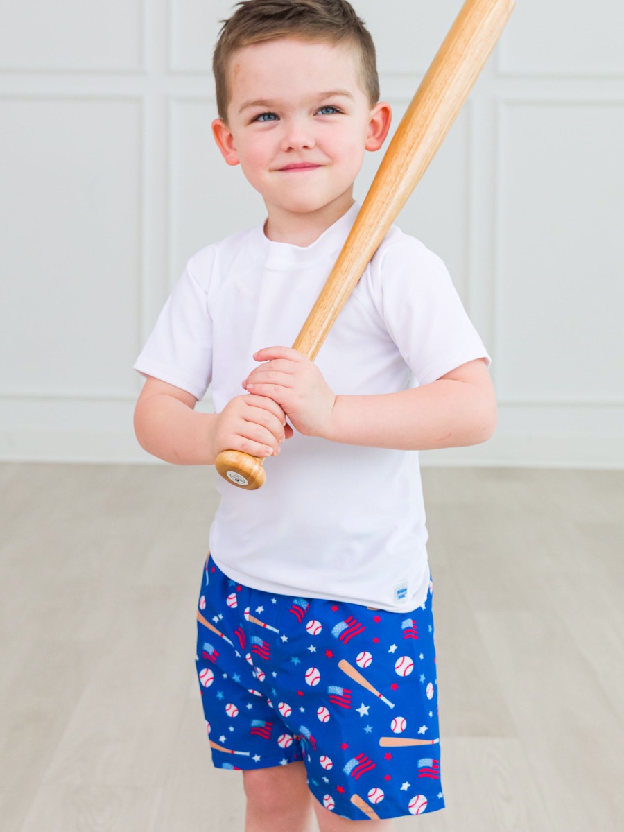 Play Ball Swim Trunks