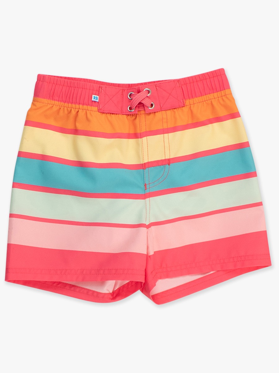 Ice Cream Stripe Swim Trunks - 3-6m