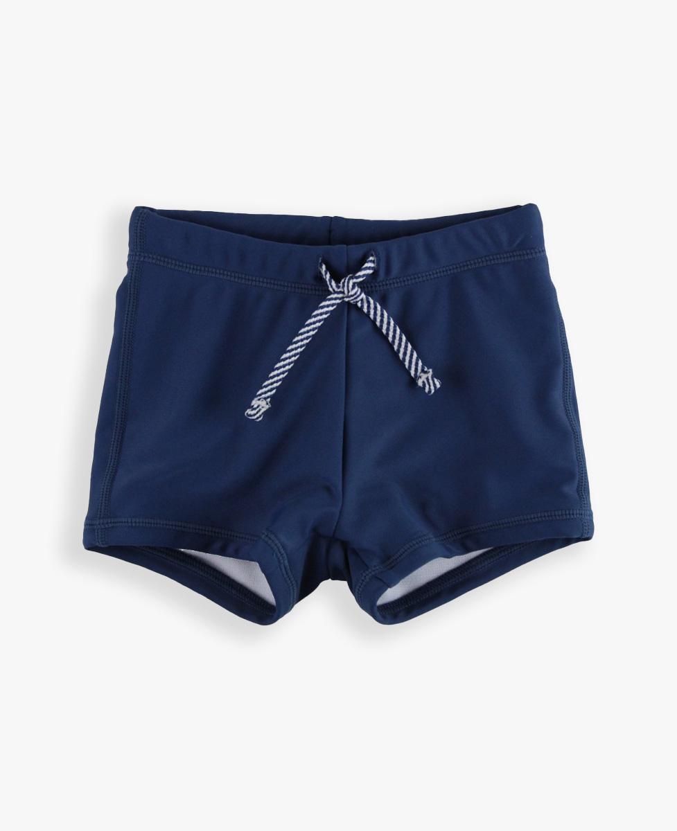 Navy Swim Shorties - 3-6m