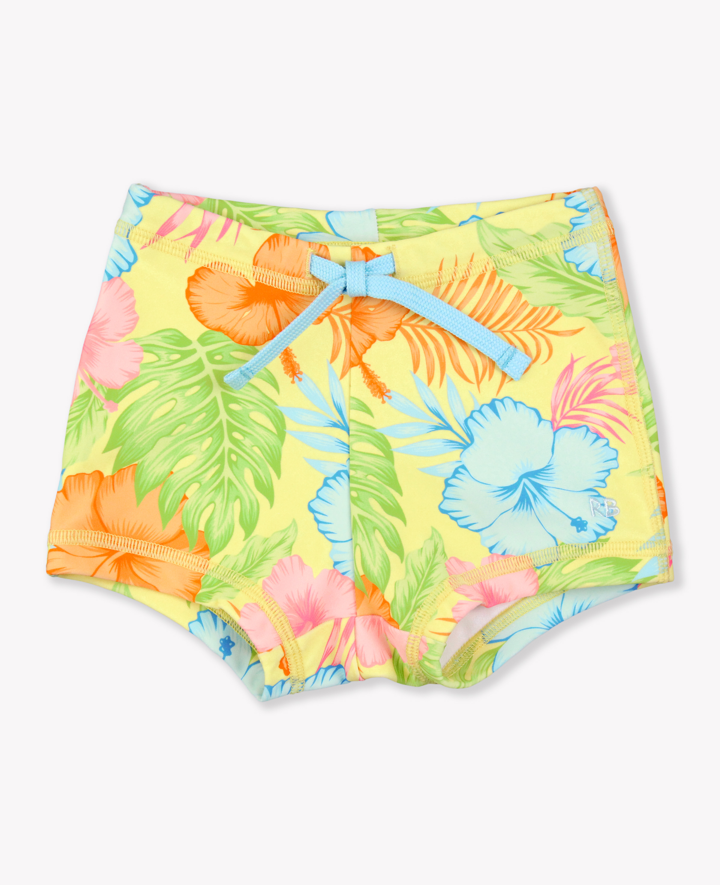 Happy Hula Shortie Swim Trunks