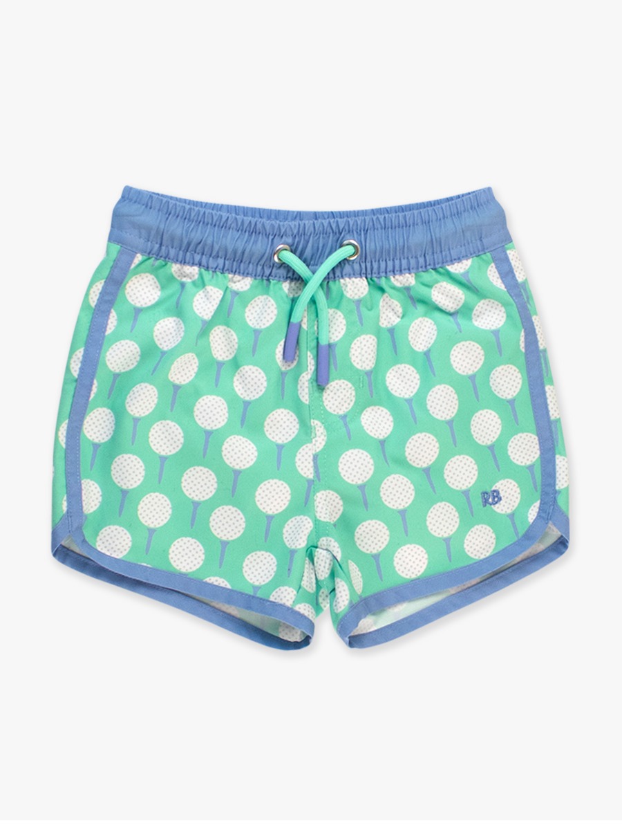 Tee Time Dolphin Hem Swim Trunks - 3-6m