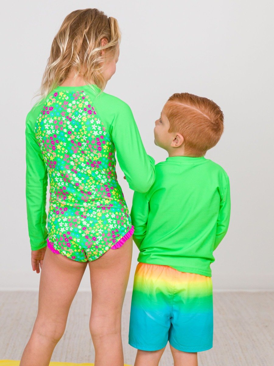 Neon Lime Long Sleeve Rash Guard Neon Lime Long Sleeve Rash Guard
