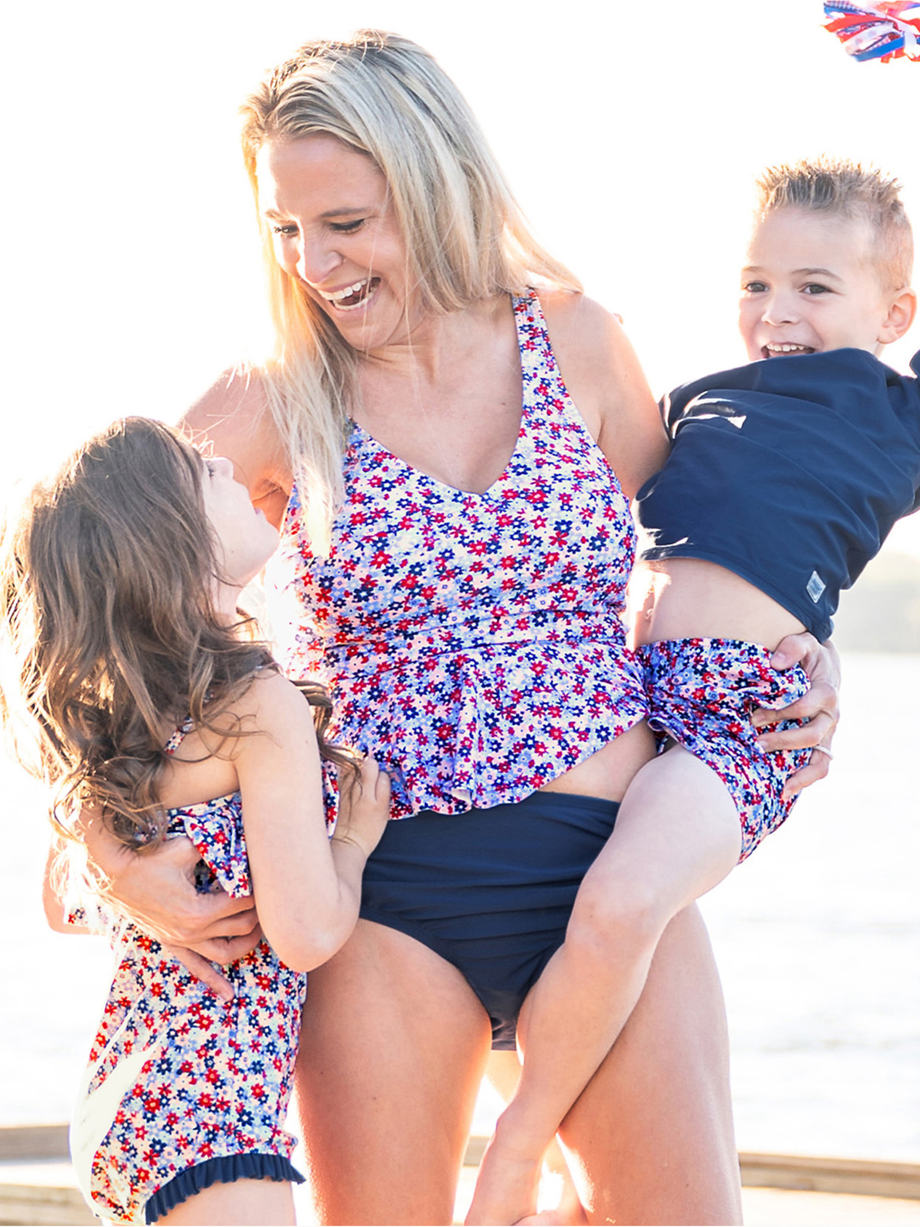 Navy Women's Swim Bottoms