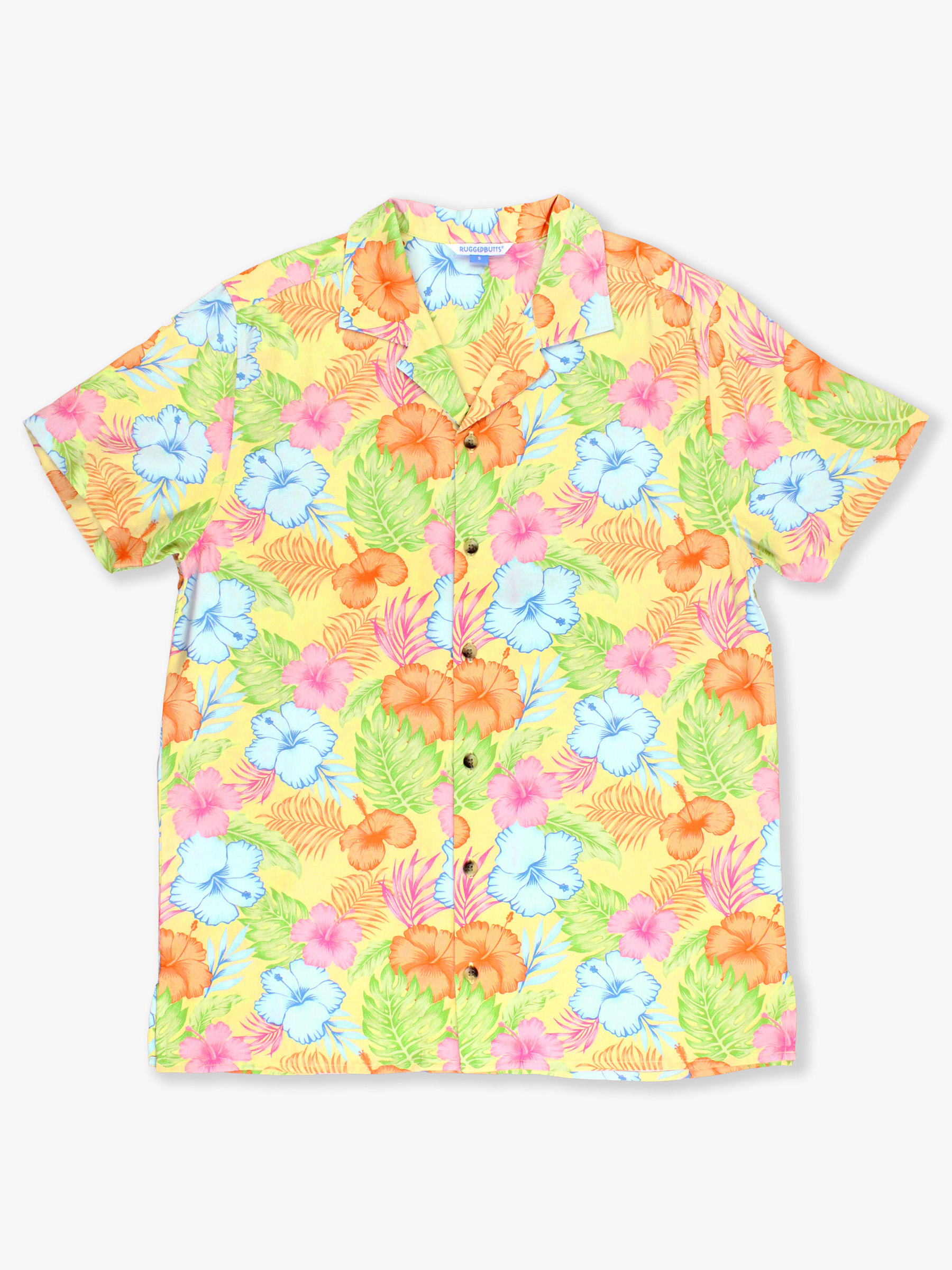 Happy Hula Men's Short Sleeve Camp Shirt