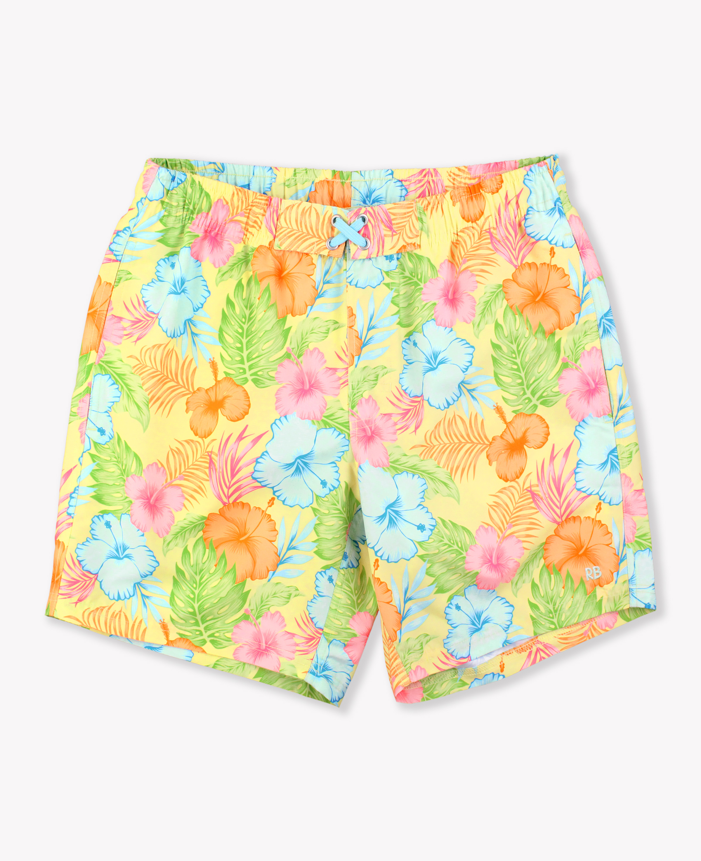 Happy Hula Men's Swim Trunks